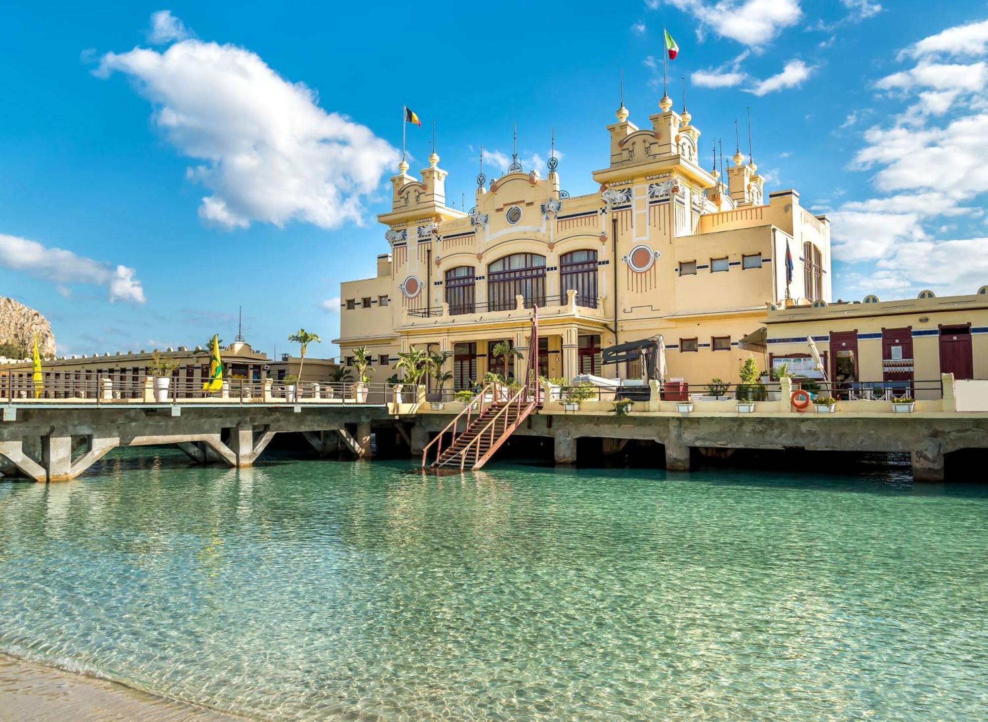 Hotel Green House Beach Mondello Exterior foto